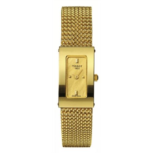 Tissot Bellflower Carree Yellow Gold / Champagne / Bracelet